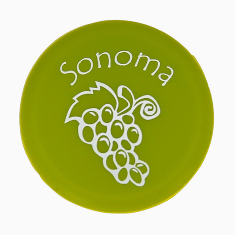 Sonoma Grapes Wine Bottle Cap Sonoma Grapes Wine Bottle Cap