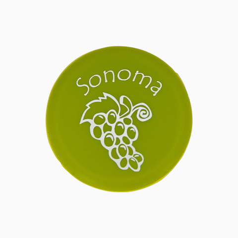 Sonoma Grapes Wine Bottle Cap Sonoma Grapes Wine Bottle Cap