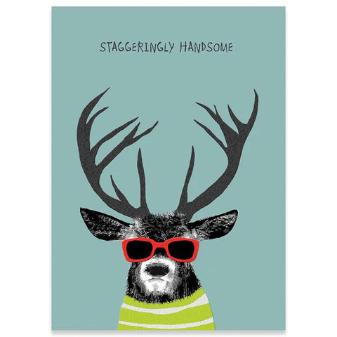 Staggeringly Handsome Birthday Card Staggeringly Handsome Birthday Card