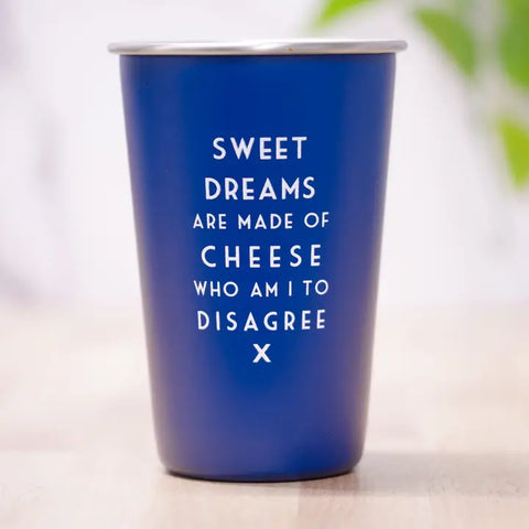 Sweet Dreams Pint Glass - Blue Sweet Dreams Pint Glass - Blue