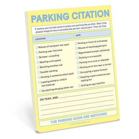 Parking Citation Nifty Notes Parking Citation Nifty Notes