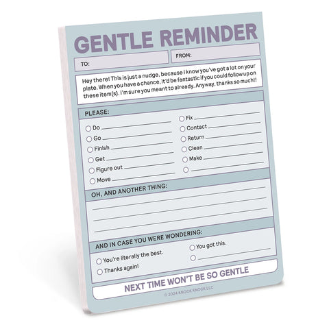 Gentle Reminder Nifty Notes Gentle Reminder Nifty Notes