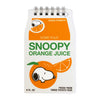 Snoopy Orange Juice Notebook