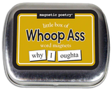 Mini Magnet Words - Whoop Ass
