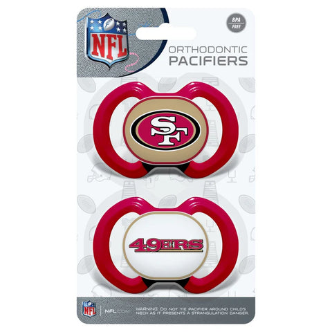 Pacifier 2 Pack - San Francisco 49ers Pacifier 2 Pack - San Francisco 49ers