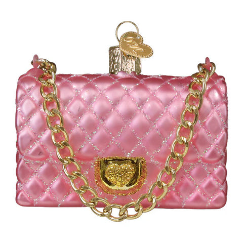 Quilted Purse Ornament Quilted Purse Ornament