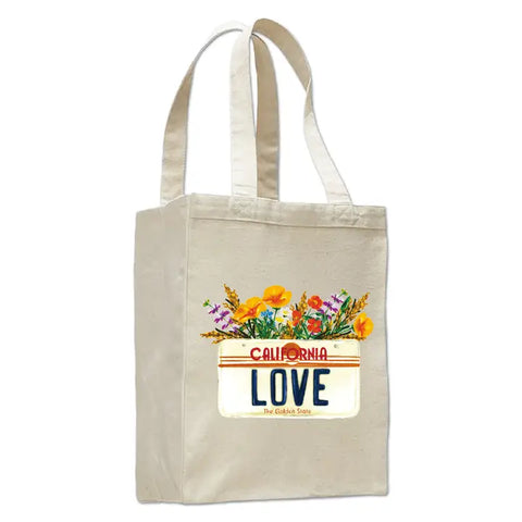 Ca Love License Plate Book Bag Ca Love License Plate Book Bag