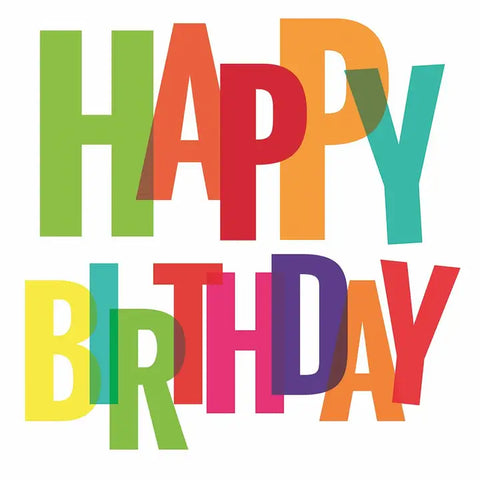 Happy Birthday Cocktail Napkins Happy Birthday Cocktail Napkins