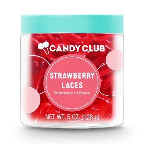 Licorice Strawberry Laces Jar Licorice Strawberry Laces Jar