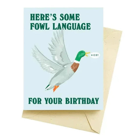 Fowl Language Card Fowl Language Card
