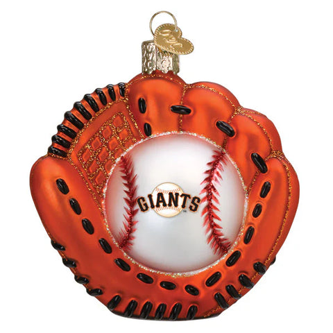 Giants Baseball Mitt Ornament Giants Baseball Mitt Ornament