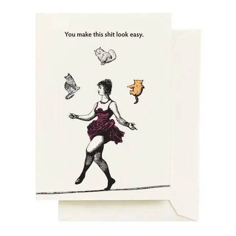 Juggling Cats Card Juggling Cats Card
