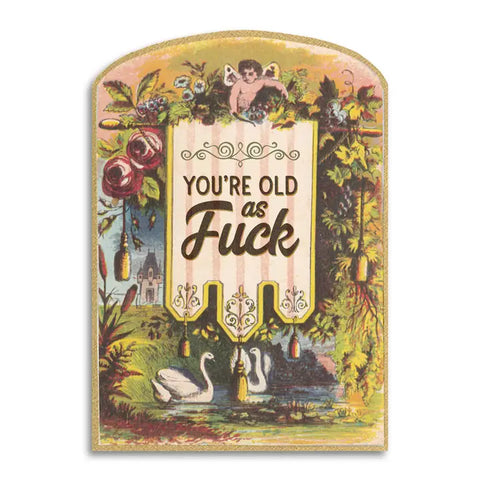 You’re Old As Fuck - Vintage Card You’re Old As Fuck - Vintage Card