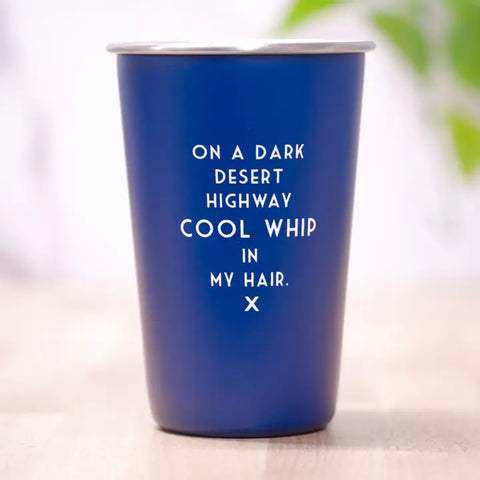 Cool Whip Pint Glass - Blue Cool Whip Pint Glass - Blue