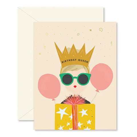 Birthday Queen Card Birthday Queen Card