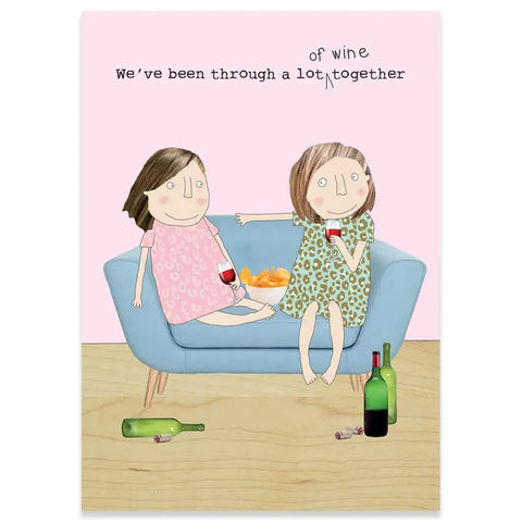 Wine Together Greeting Card Wine Together Greeting Card