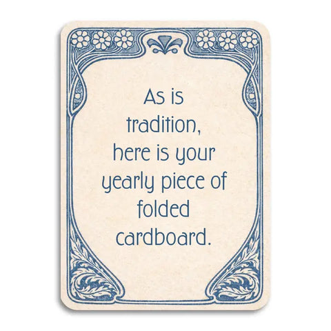 As is Tradition Birthday Card As is Tradition Birthday Card