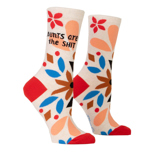 Women's Crew Socks - Aunts are the Shit Women's Crew Socks - Aunts are the Shit