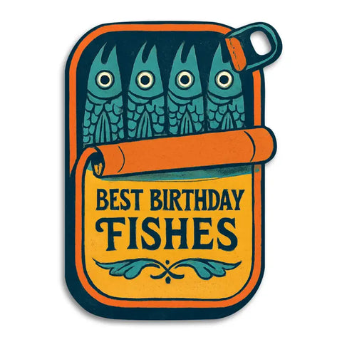 Best Birthday Fishes Pun Card Best Birthday Fishes Pun Card