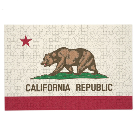 California Love State Flag Puzzle California Love State Flag Puzzle