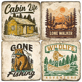 Cabin Life Coasters Cabin Life Coasters