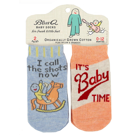 Baby Socks - Call Shots/Baby Time Baby Socks - Call Shots/Baby Time