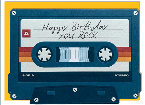Cassette Birthday Card Cassette Birthday Card