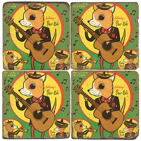 Cha Cha Chihuahua Drink Coasters Cha Cha Chihuahua Drink Coasters