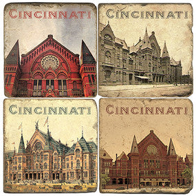 Cincinnati Music Hall Coasters Cincinnati Music Hall Coasters
