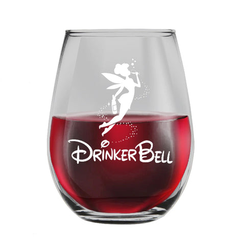 Drinker Bell Wine Glass Drinker Bell Wine Glass