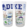 Duke University Collegiate Frosted Glass Tumbler