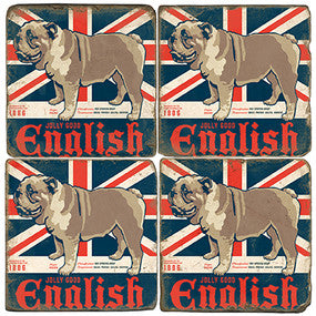 English Bulldog Coasters English Bulldog Coasters
