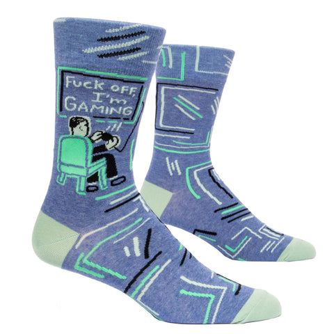 Men's Crew Socks - Fuck Off, I'm Gaming Men's Crew Socks - Fuck Off, I'm Gaming