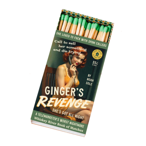 Ginger's Revenge Pulp Friction Match Book Ginger's Revenge Pulp Friction Match Book