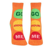 Women's Crew Socks - Go Around Me Women's Crew Socks - Go Around Me