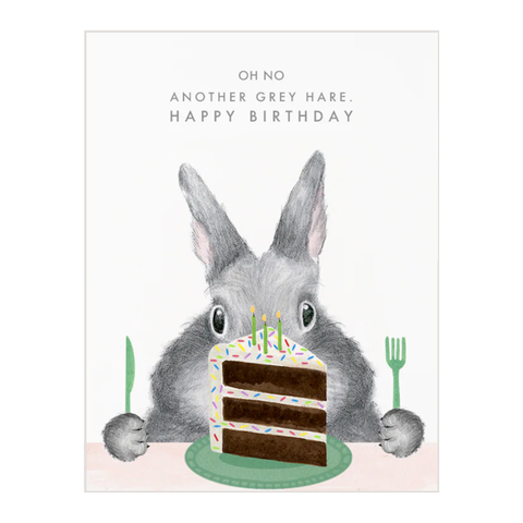 Another Grey Hare Card Another Grey Hare Card