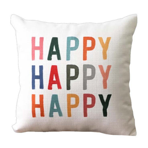 Happy Happy Happy Pillow Happy Happy Happy Pillow