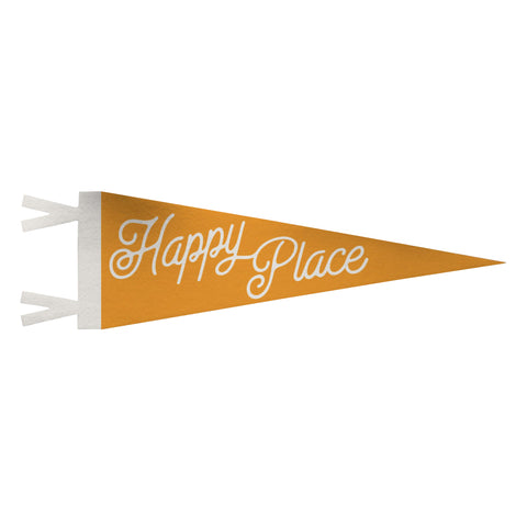 Find Your Happy Place Felt Pennant Find Your Happy Place Felt Pennant