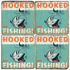 Hooked on Fishing Coasters Hooked on Fishing Coasters