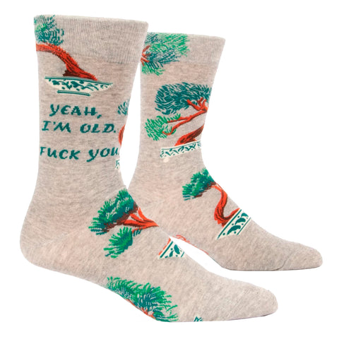 Men's Crew Socks - Yeah, I'm Old Men's Crew Socks - Yeah, I'm Old