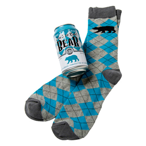 Beer Can Socks - An Ice Cold Bear Beer Can Socks - An Ice Cold Bear