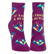 Women's Ankle Socks - It Takes A Bitch Women's Ankle Socks - It Takes A Bitch
