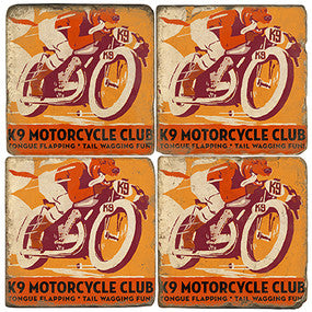 K9 Motorcycle Club Coasters K9 Motorcycle Club Coasters