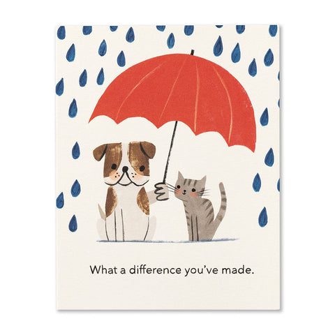 What a Difference Card What a Difference Card