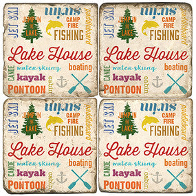 Lake Collage Coasters Lake Collage Coasters