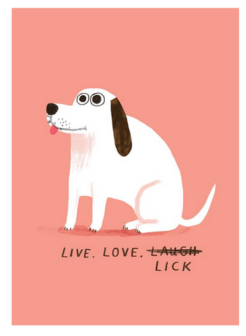 Lick Birthday Card Lick Birthday Card
