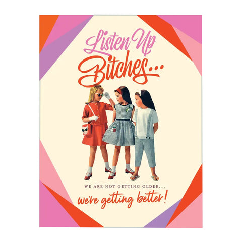Listen Up Bitches... Card Listen Up Bitches... Card