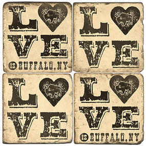 Love Buffalo Coasters Love Buffalo Coasters