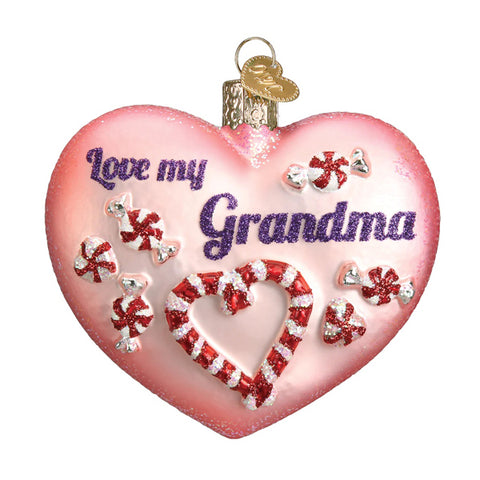 Grandma Heart Ornament Grandma Heart Ornament