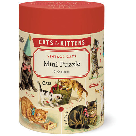 Vintage Cats Mini Puzzle Vintage Cats Mini Puzzle
